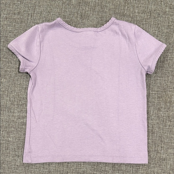 Hanna Andersson Lilac Short Sleeve Lavendar Tee, Size 3T, Free with purchase - Picture 3 of 4